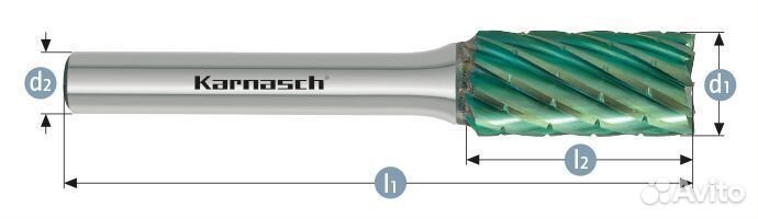 Борфреза A, твердосплавная 12х25х6х70 мм, HP-3 PRO