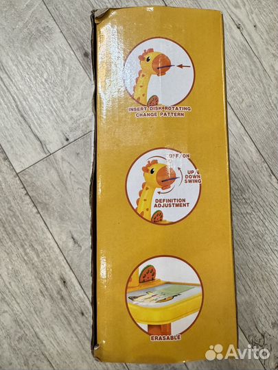 Детский столик для рисования с проектором