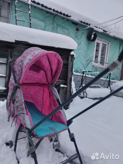 Детские санки коляска бу