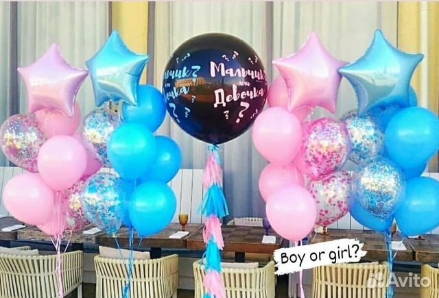 Шар на гендер пати, определение пола ребенка