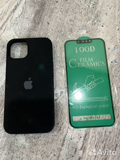 Чехол + Защитное стекло на iPhone 13