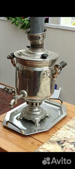 Самовар на дровах 5 литров бу