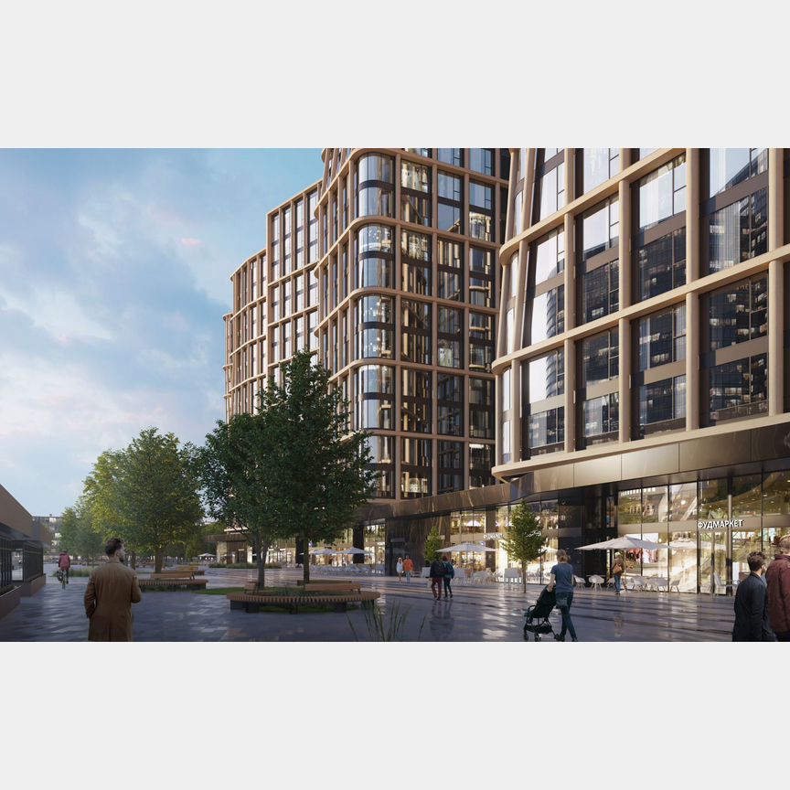 1-к. квартира, 45,1 м², 12/16 эт.