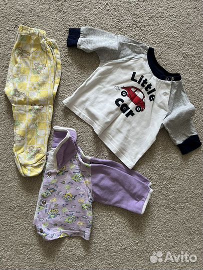 Вещи пакетом на новорожденного 0-3