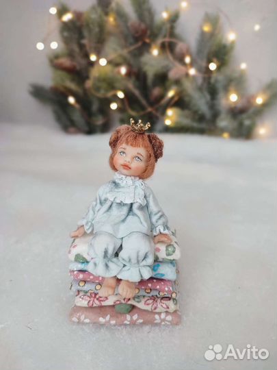Елочная игрушка Принцесса на горошине