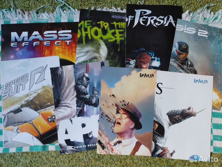 Постеры плакаты с персонажами комп игр ч.1