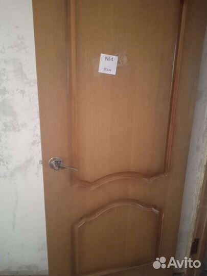 Двери натур. дуб, шпон, бу