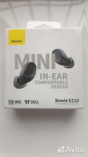 Беспроводные наушники Baseus Bowie EZ10