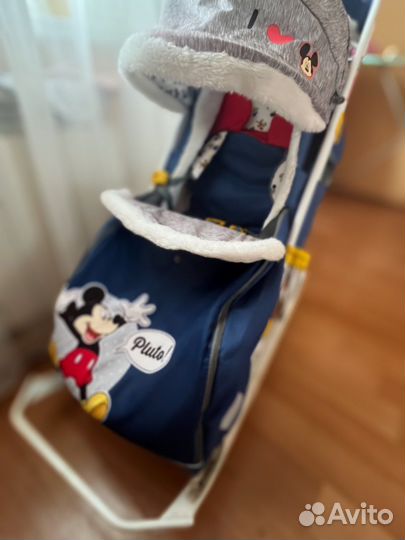 Коляска санки