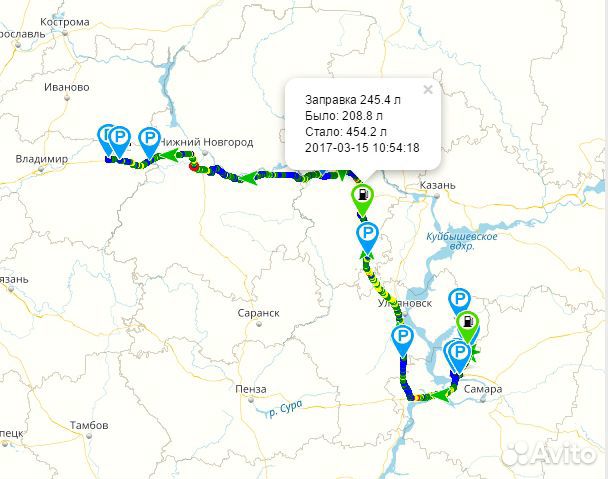 Установка глонасс/GPS, Датчики уровня топлива (дут