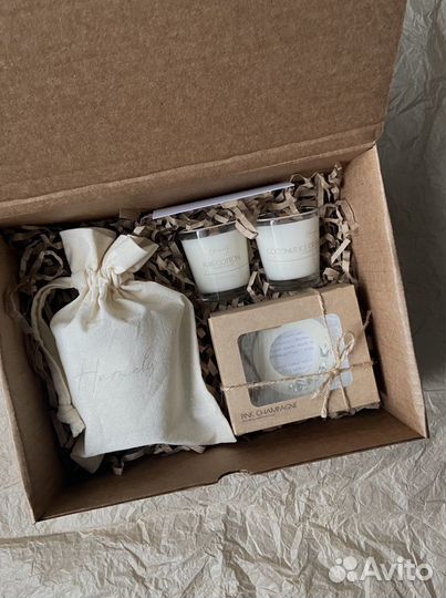 Подарочный набор / соевые свечи