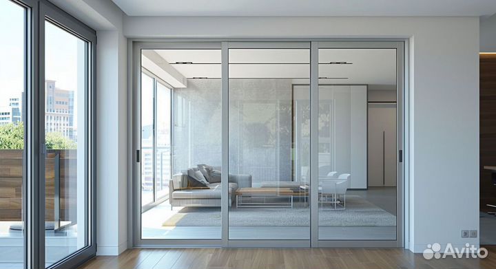 Дверь стеклянная