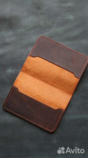 Обложка на паспорт из натуральный кожи