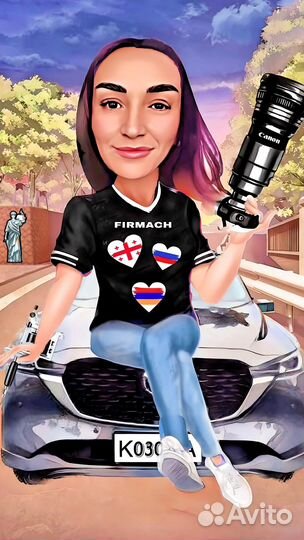 Шаржи на заказ по фото. пряник шарж