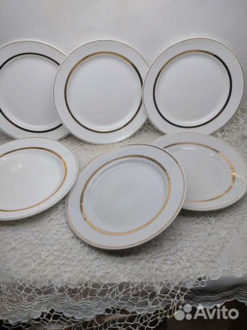 Тарелки СССР золотая кайма зик