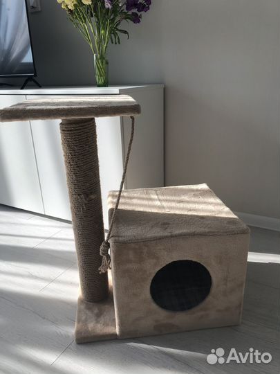 Когтеточка домик для кошки