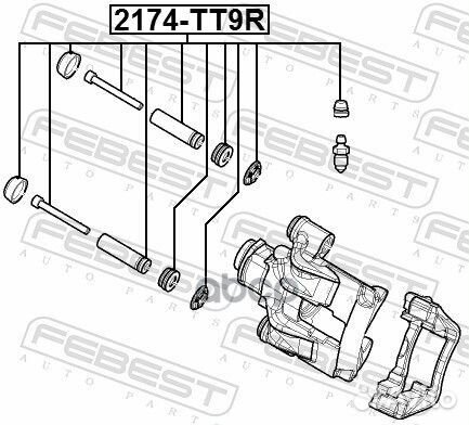 Ремкомплект передн суппорта ford transit TT9 20