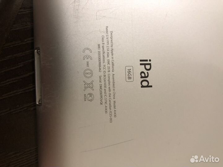 Планшет apple iPad