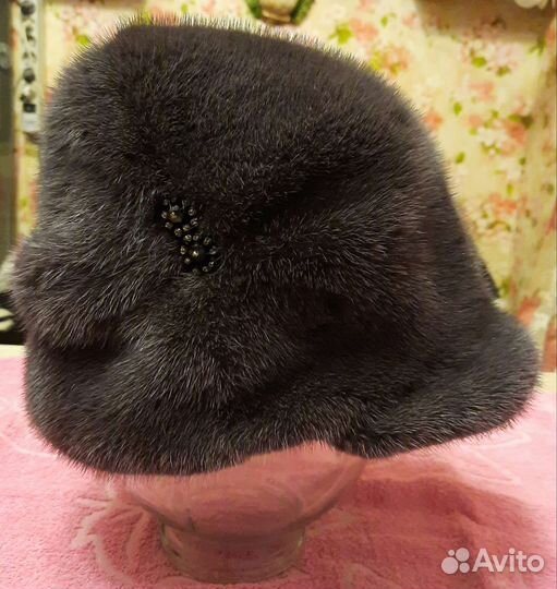 Шапка норковая,не формовка