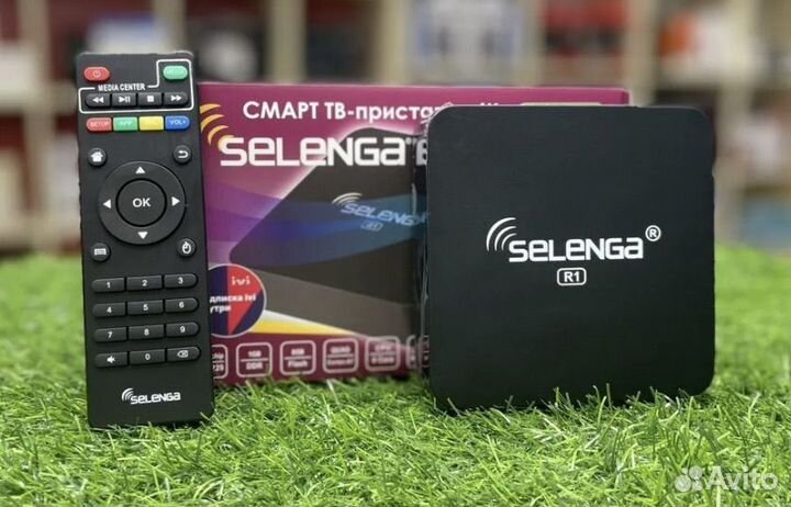 Смарт тв приставка 4К selenga