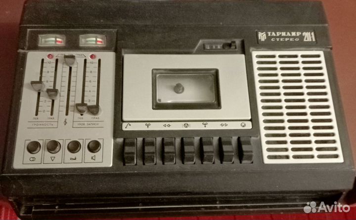 Кассетный стереомагнитофон Тарнаир 211-1. Винтаж