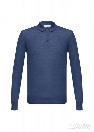 Новый Gran Sasso шерсть/шелк М джемпер поло