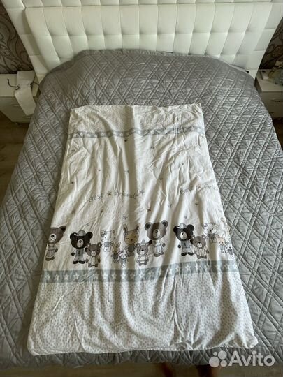 Одеяло детское теплое и байковое, подушка пододеял