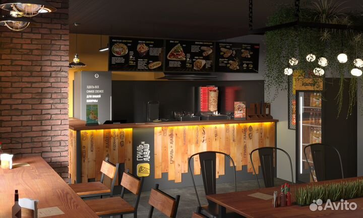 Кафе-шаурма по франшизе Гриль-лаваш