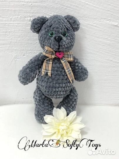 Мишка-джентльмен из плюша