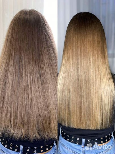 Кератиновое выпрямление, ботокс волос