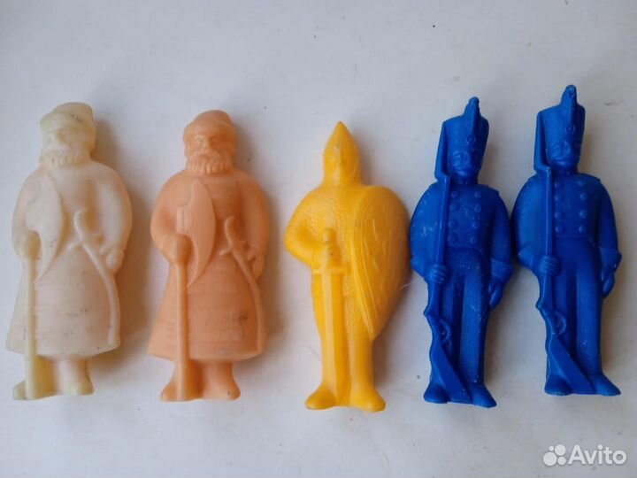 Солдаты советские дутыши СССР пластик солдатики