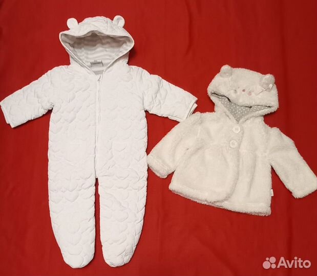 Вещи пакетом на девочку на 0-3, 3-6 мес