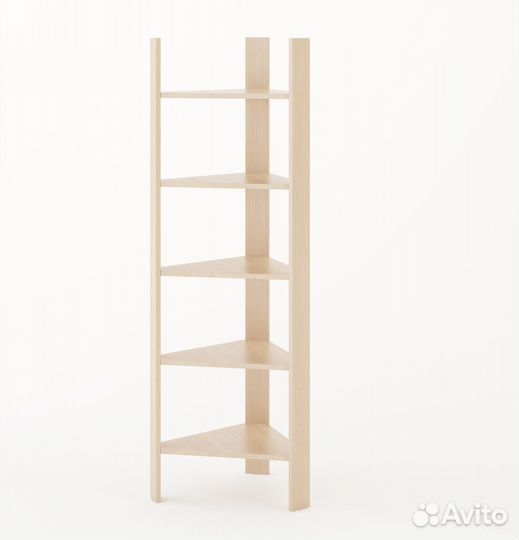 Полка угловая (Беленый дуб)