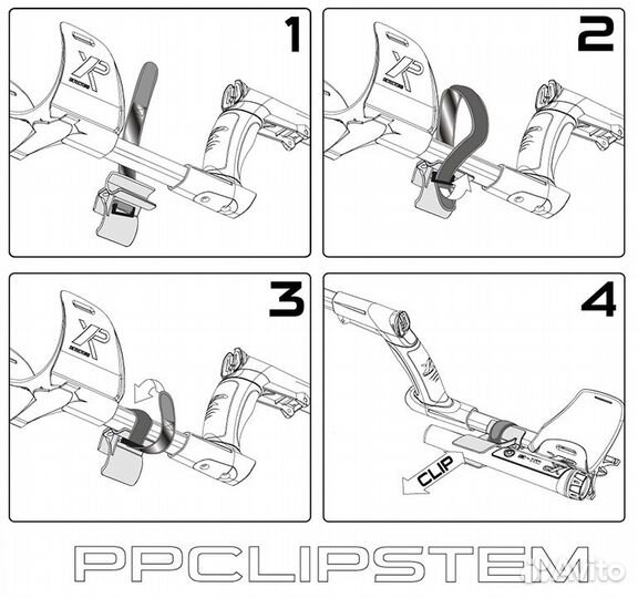 Держатель пинпоинтера на штанге xp XP MI-4 XP M