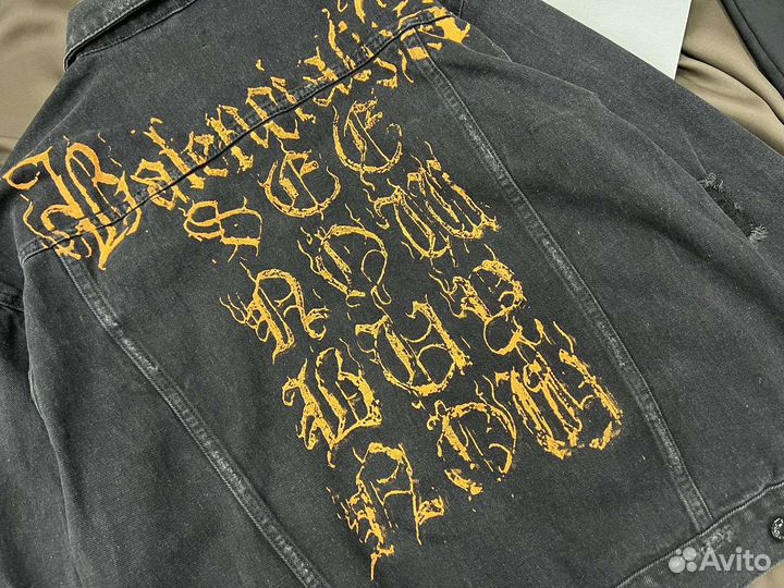 Джинсовая куртка balenciaga unisex