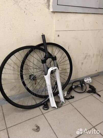 Вилка, вилсет, тормоз, single speed kit