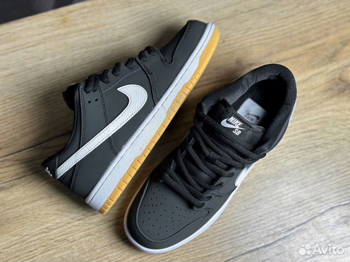 Кроссовки Nike SB Dunk low black gum 37-45