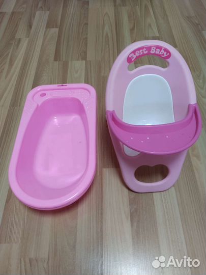 Игрушечный комплект для купания кукол