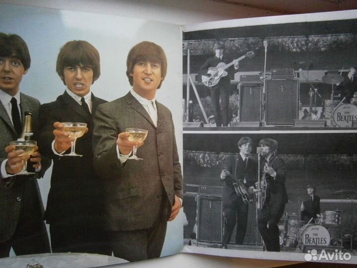 LP THE beatles - rubber soul (yellow color)