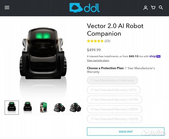 Vector 2.0 AI robot
