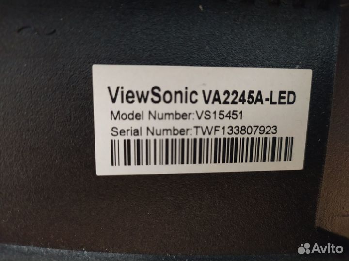 Монитор для компьютера 22 дюйма VA2245A-LED