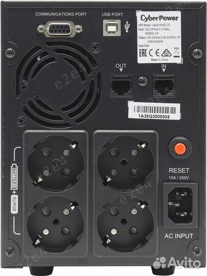 Ибп CyberPower value1500elcd 900W, euro