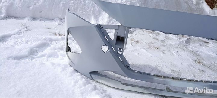 Передний бампер на hyundai solaris 2021