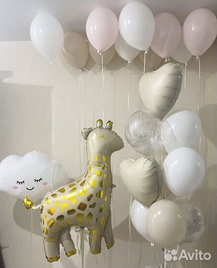 Воздушные шары на выписку, гелиевые шары, доставка