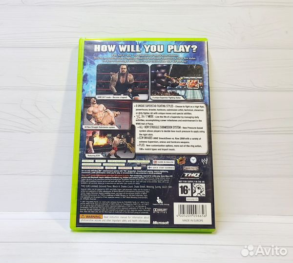 Игры Xbox 360: WWE SmackDown vs. RAW2008