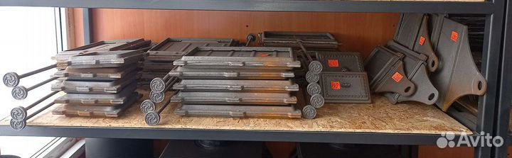 Дверцы печные чугунные