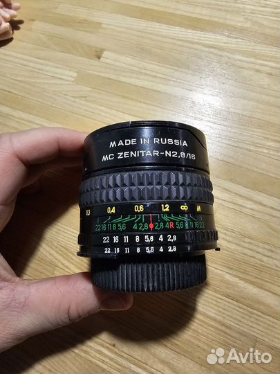 Объектив Зенит Зенитар-N 16mm f/2.8