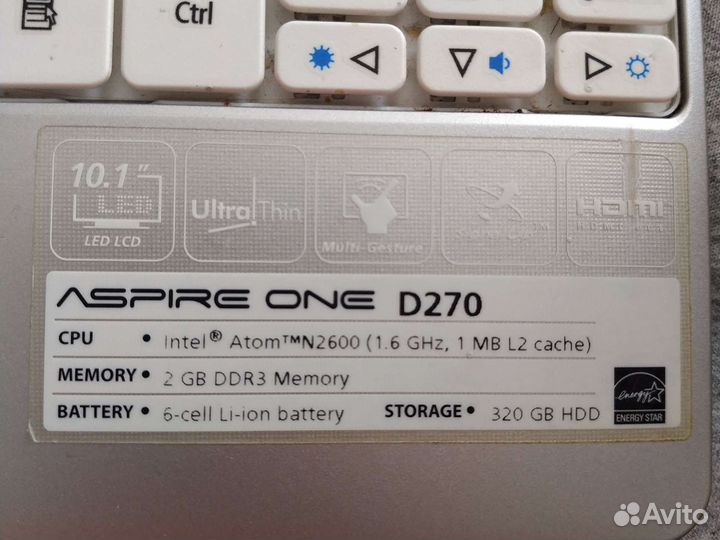 Acer aspire one d270