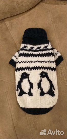 Вязаные вещи ручной работы для животных