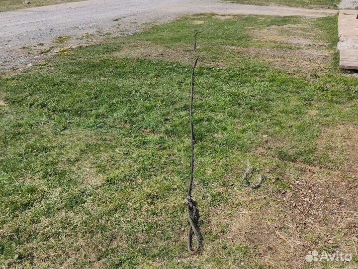 Трос металический с петлями для буксирования